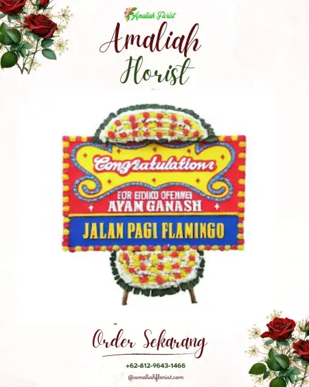 Sewa Papan Bunga Banding Agung